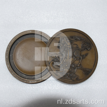 Stone Qilin Inkstone Decoratie